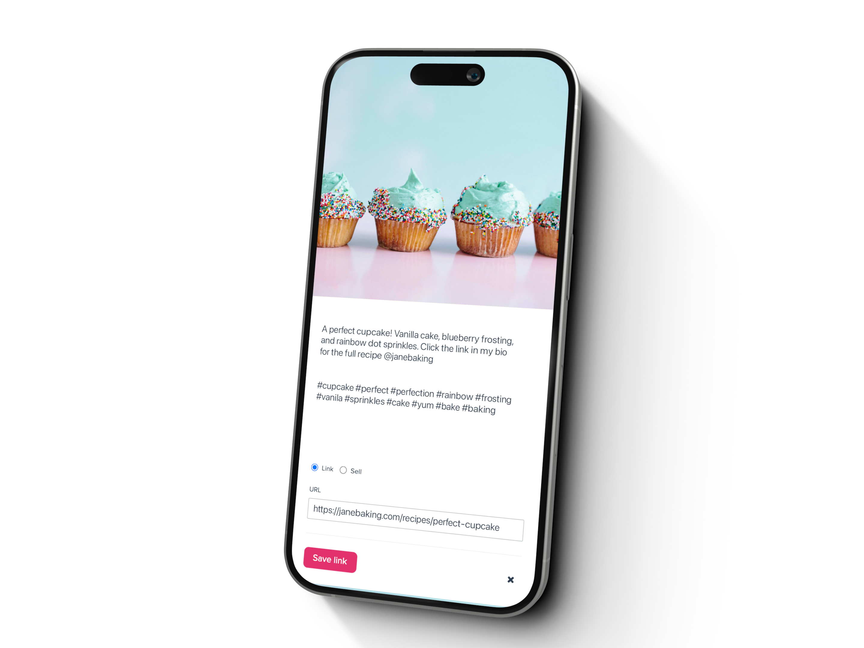 Link assignment interface